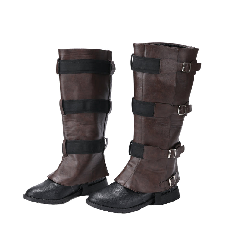 Men Women Renaissance Medieval Pirate Viking Cosplay Boots Covers