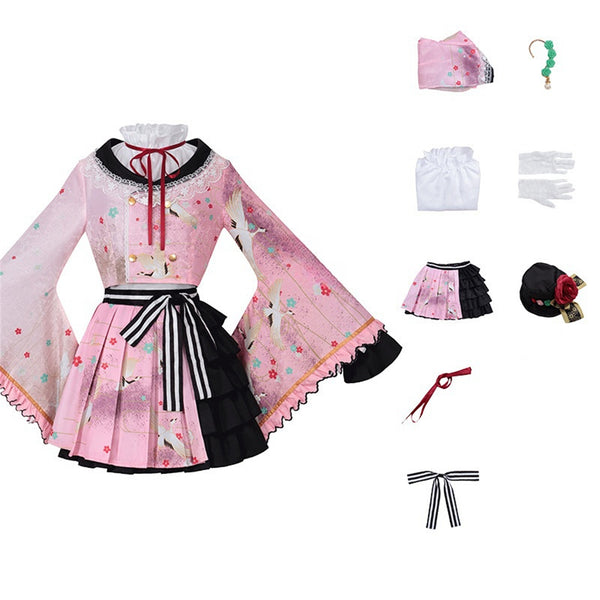 2 kinds Amia Kusanagi Nene Kimono Cosplay Costume