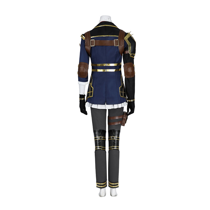 Game Arcane LOL Caitlyn Kiramman Cosplay Costume Girls Uniform