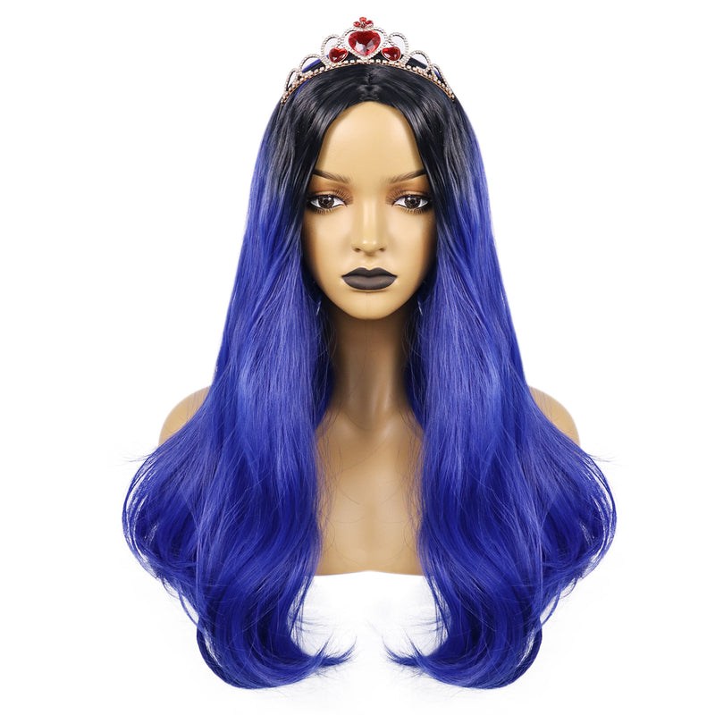 Film Descendants Evie Long Hair Hades Cosplay Short Wig