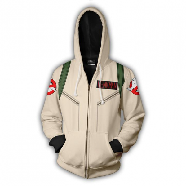 Adult Venkman Cosplay Ghost Hunter Costume 3D Printed Hoodie