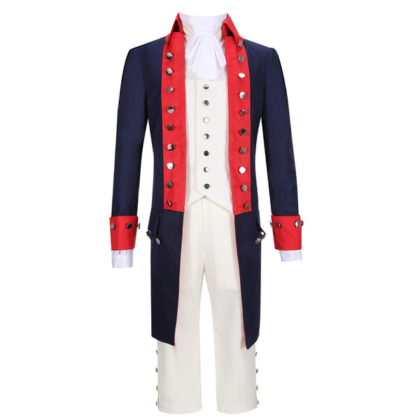 Musical Opera Hamilton Alexander Red Uniform Medieval Concert Cosplay Costume