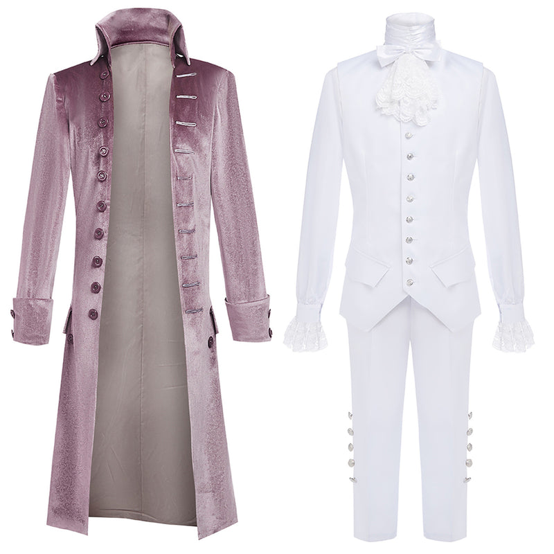 Hamilton Alexander Hamilton Cosplay Costume Medieval Light Purple for Concerts