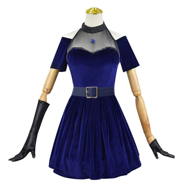 Alien Stage Mizi Cosplay Costume Royal Blue Dress