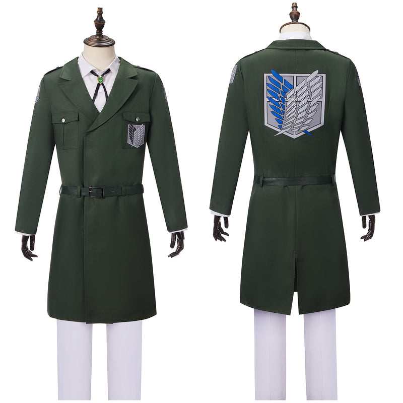 AwwwCos Anime Attack On Titan Armin Arlert Connie Springer Jean Kirstein Cosplay Costume Jacket Coat Shirt Pants Halloween Suit Uniform for Men Boys