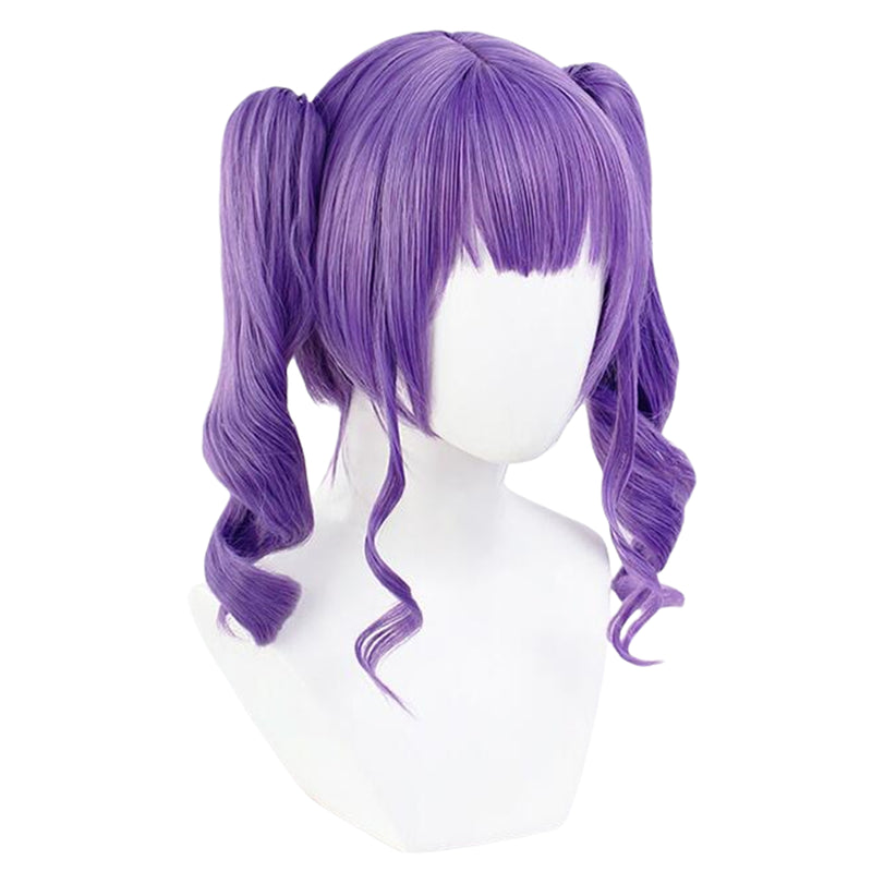 Anime BanG Dream Udagawa Ako Cosplay Wig Purple Curly Hair