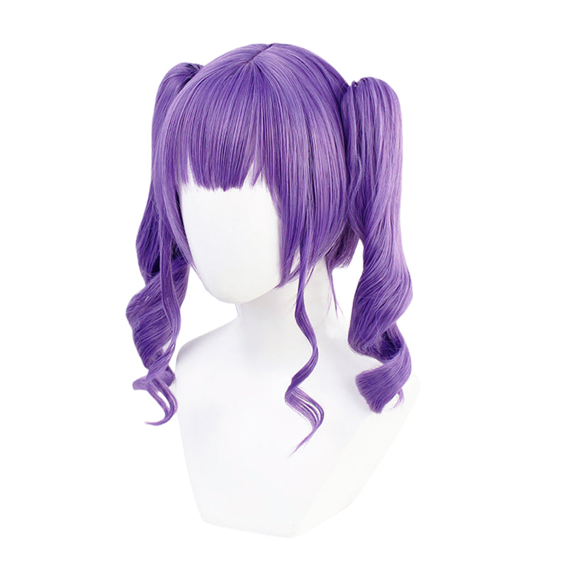 Anime BanG Dream Udagawa Ako Cosplay Wig Purple Curly Hair