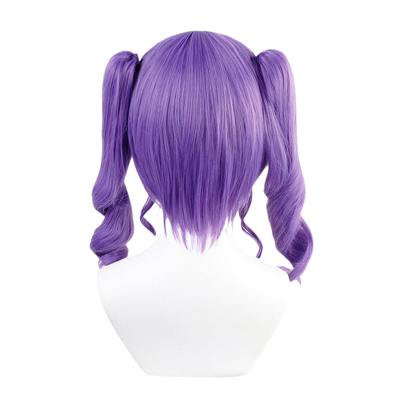 Anime BanG Dream Udagawa Ako Cosplay Wig Purple Curly Hair