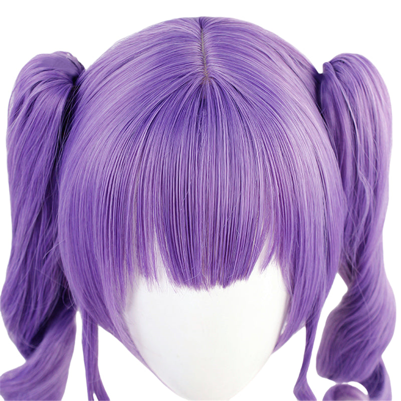 Anime BanG Dream Udagawa Ako Cosplay Wig Purple Curly Hair