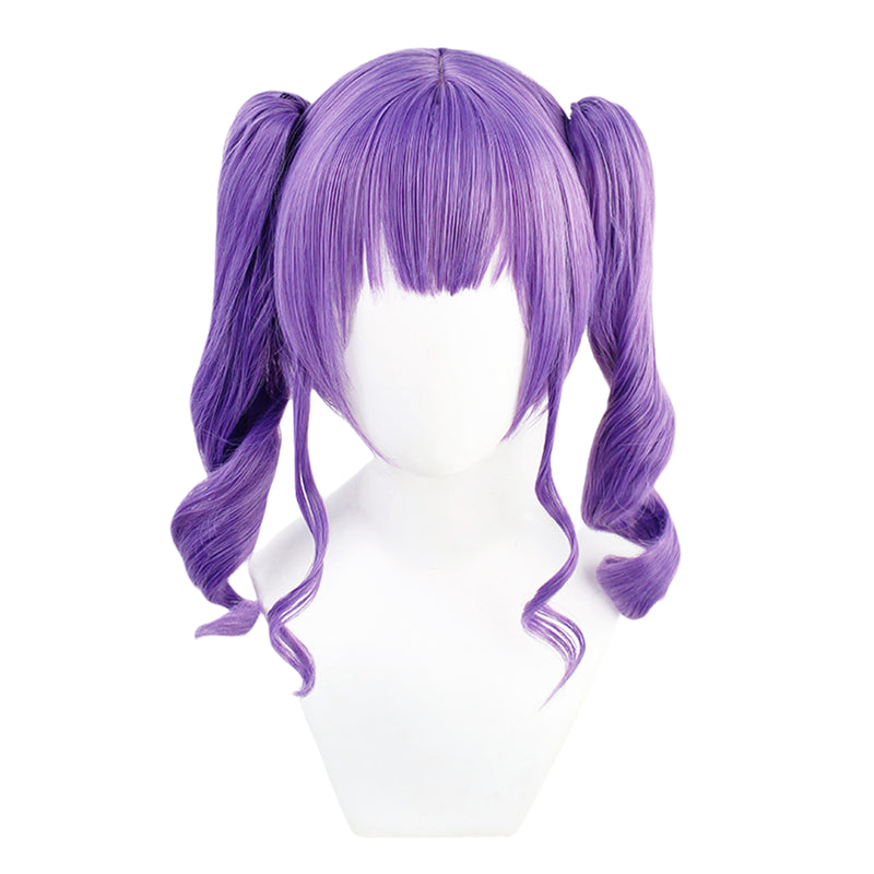 Anime BanG Dream Udagawa Ako Cosplay Wig Purple Curly Hair