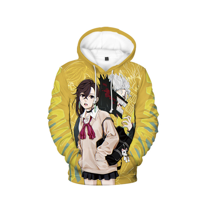 Anime Dandadan Okaran Ayase Cosplay 3D Hoodies Fashion Hooded Jacket