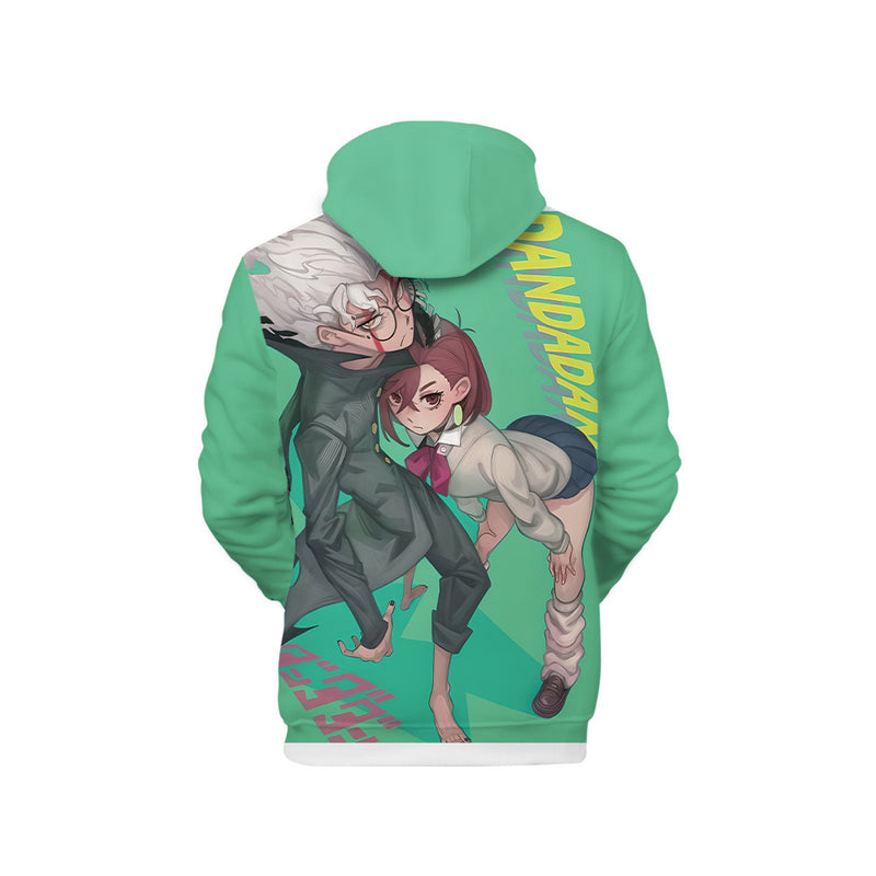 Anime Dandadan Okaran Ayase Cosplay 3D Hoodies Fashion Hooded Jacket