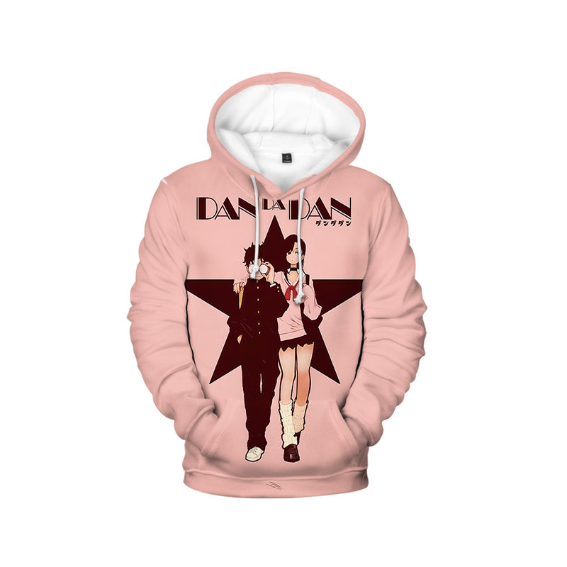 Anime Dandadan Okaran Ayase Cosplay 3D Hoodies Fashion Hooded Jacket