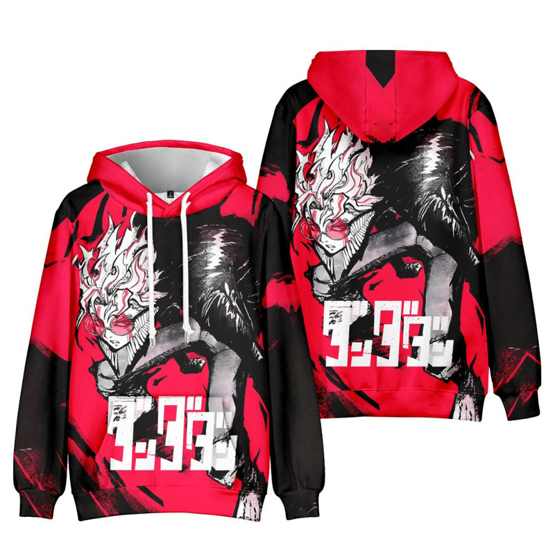 Anime Dandadan Okaran Ayase Fashion 3D Hoodie Cosplay Hooded Coat