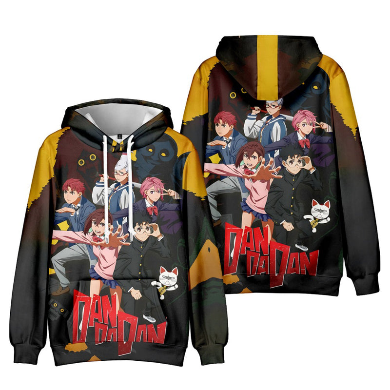 Anime Dandadan Okaran Ayase Fashion 3D Hoodie Cosplay Pullover Coat