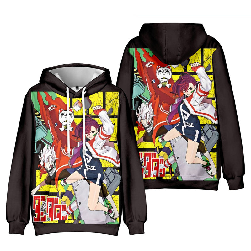 Anime Dandadan Okaran Ayase Fashion 3D Hoodie Cosplay Pullover Coat