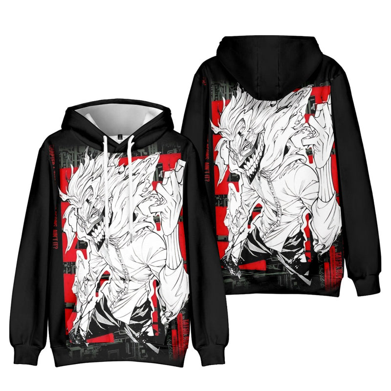 Anime Dandadan Okaran Ayase Fashion 3D Hoodie Cosplay Pullover Coat