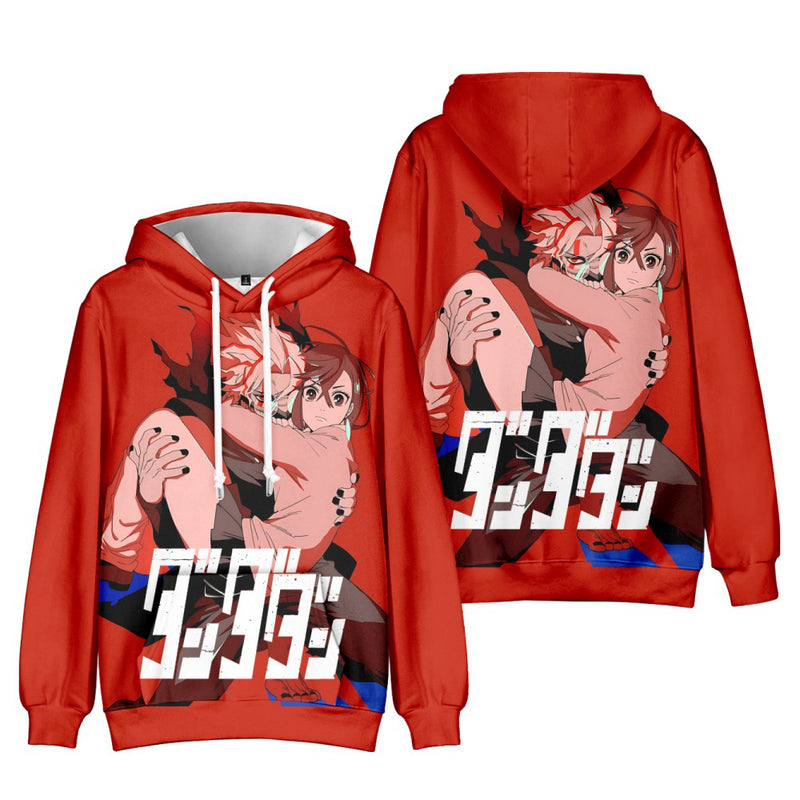 Anime Dandadan Okaran Ayase Fashion 3D Hoodie Cosplay Pullover Coat