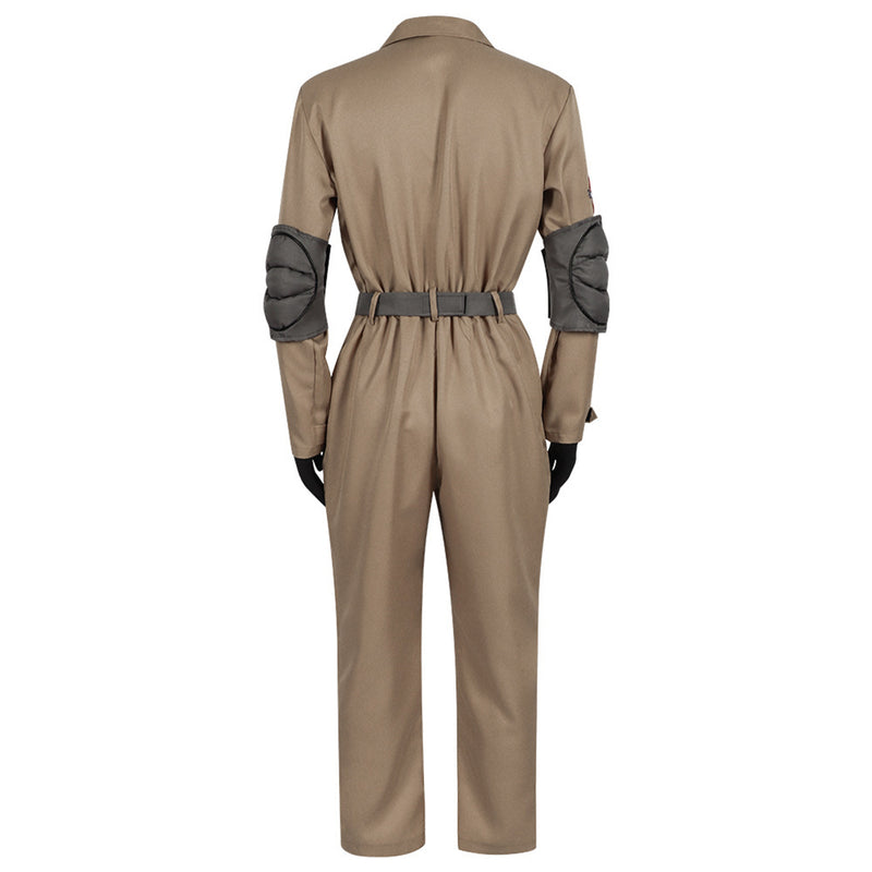 Anime Ghostbusters Cosplay Costume Brown Jumpsuit Set