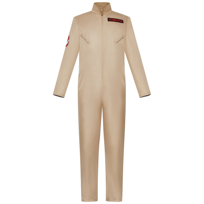 Anime Ghostbusters Cosplay Costume Lightweight Brown Jumpsuit