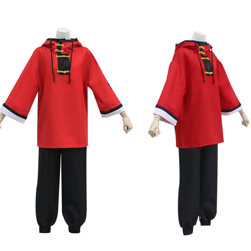 Anime Gokurakugai Aruma Cosplay Costume Women Men Set