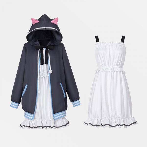 Anime Hamidashi Creative Nishiki Asumi Cosplay Hoodie Dress