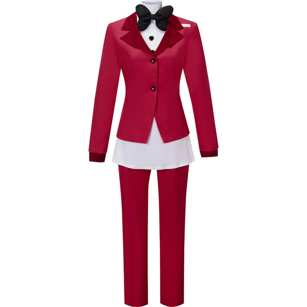 AwwwCos Anime Hazbin Hotel Charlie Cosplay Costume Suit Dresses Halloween Outfit Uniform Clothes for Women Men