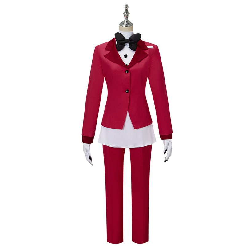 AwwwCos Anime Hazbin Hotel Charlie Cosplay Costume Suit Dresses Halloween Outfit Uniform Clothes for Women Men