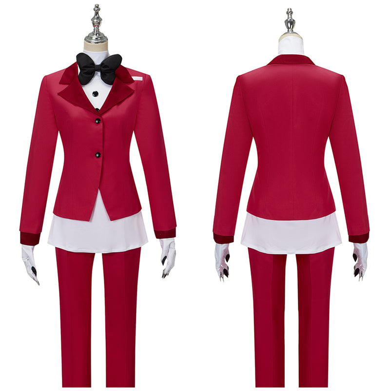 AwwwCos Anime Hazbin Hotel Charlie Cosplay Costume Suit Dresses Halloween Outfit Uniform Clothes for Women Men