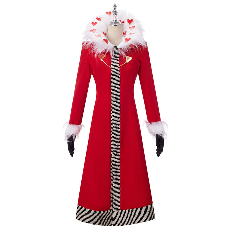 AwwwCos Anime Hazbin Hotel Valentino Cosplay Costume Suit Jacket Coat Halloween Outfit Uniform Clothes Gloves Hat