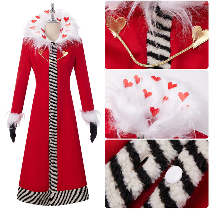 AwwwCos Anime Hazbin Hotel Valentino Cosplay Costume Suit Jacket Coat Halloween Outfit Uniform Clothes Gloves Hat