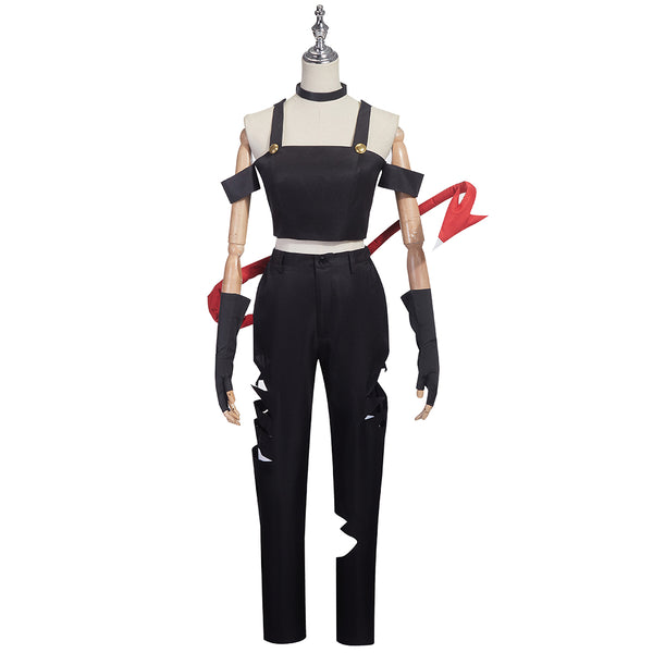 Anime Helluva Boss Helluva Cosplay Costume Tops Pants Suit with Tail Halloween Outfits Uniform