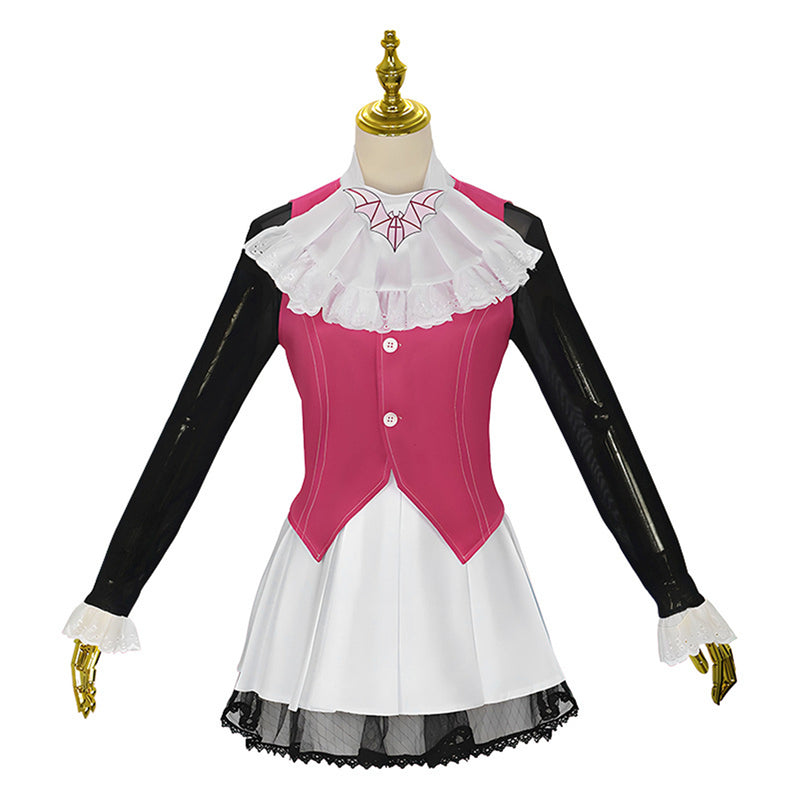 Anime Monster High Draculaura Cosplay Costume JK Uniform Skirt