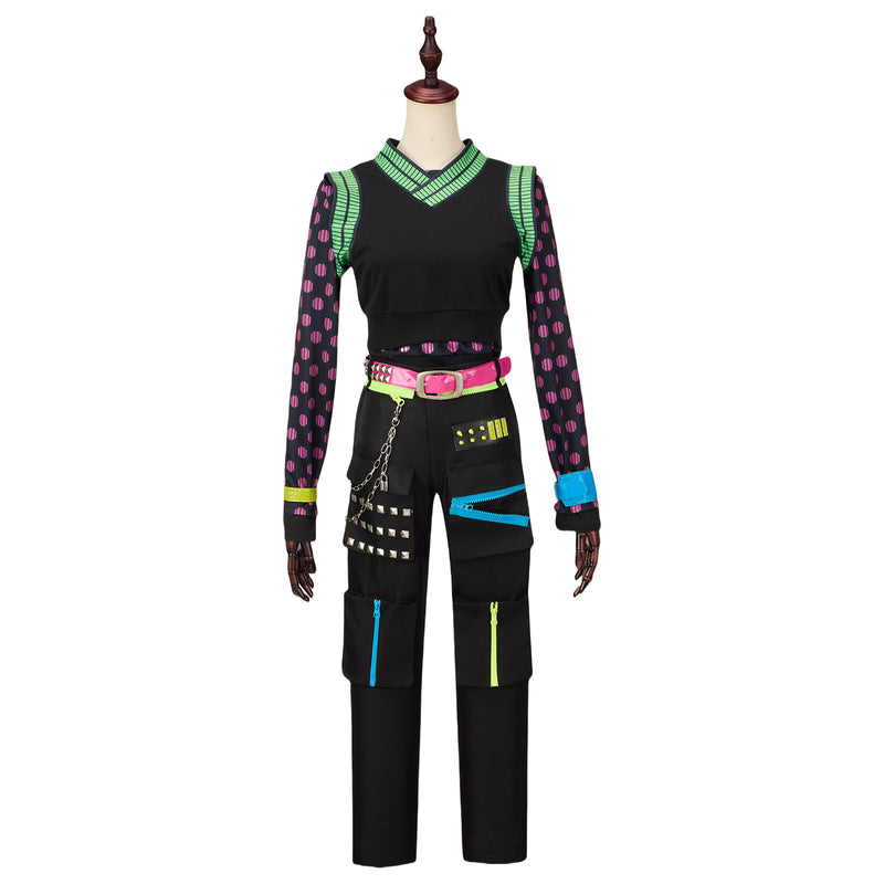 Anime Monster High Frankie Stein Women Stage Cosplay Costume