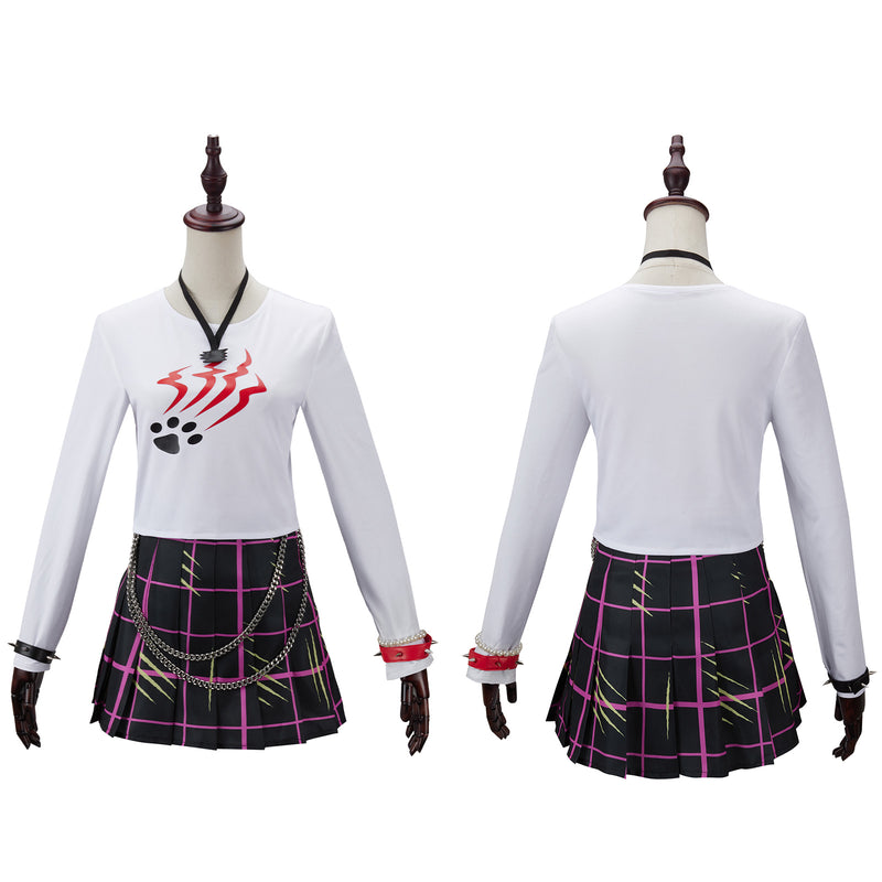 Anime Monster High Toralei Stripe Women Cosplay Costume