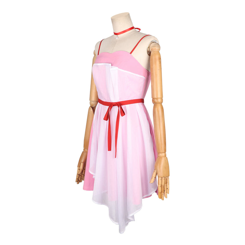 Anime Oshi no Ko Hoshino Rubii Cosplay Costume Women Pink Dress