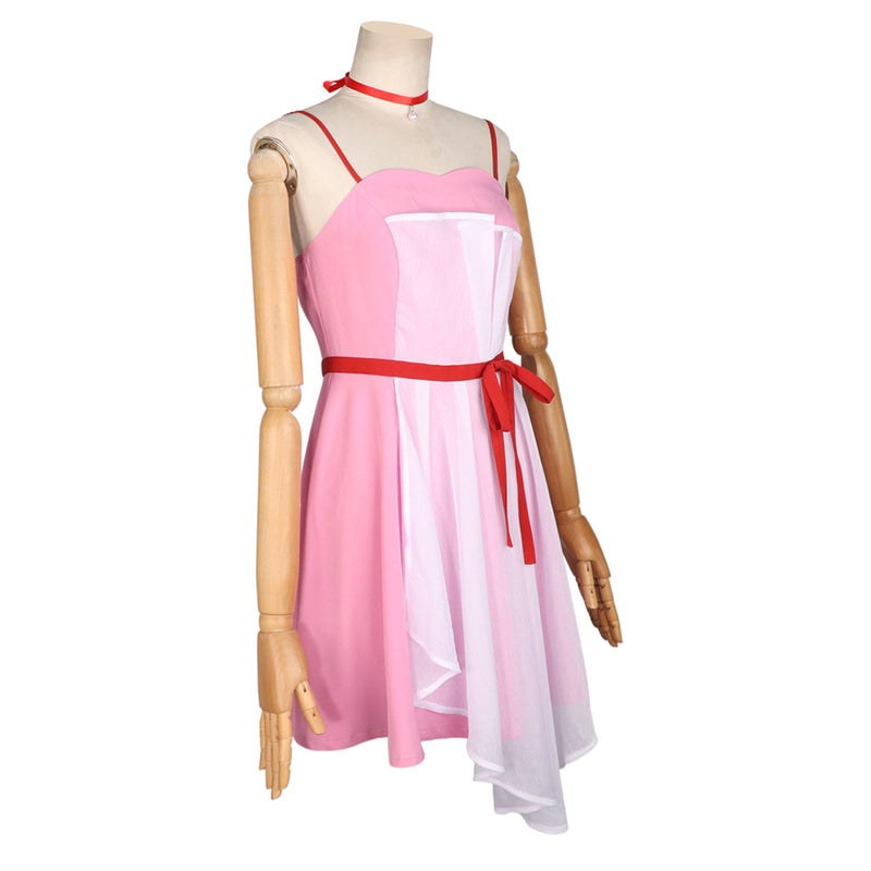 Anime Oshi no Ko Hoshino Rubii Cosplay Costume Women Pink Dress