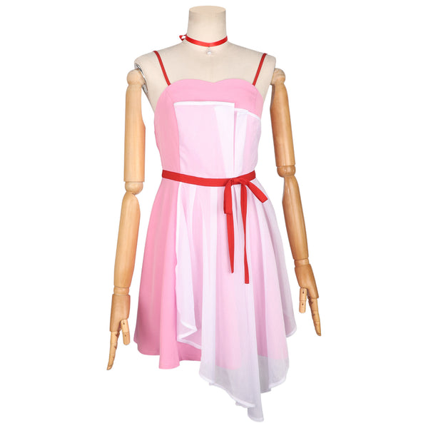 Anime Oshi no Ko Hoshino Rubii Cosplay Costume Women Pink Dress