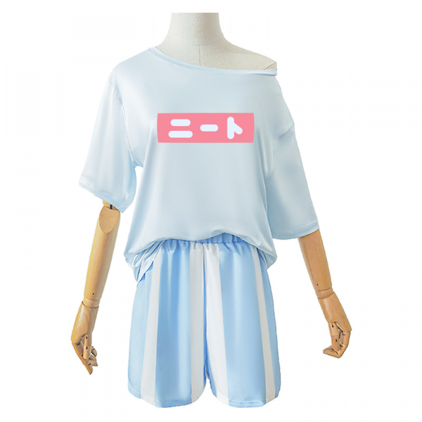 Anime Oyama Mihari Cosplay Costume Girls Blue Summer Daily Outfit