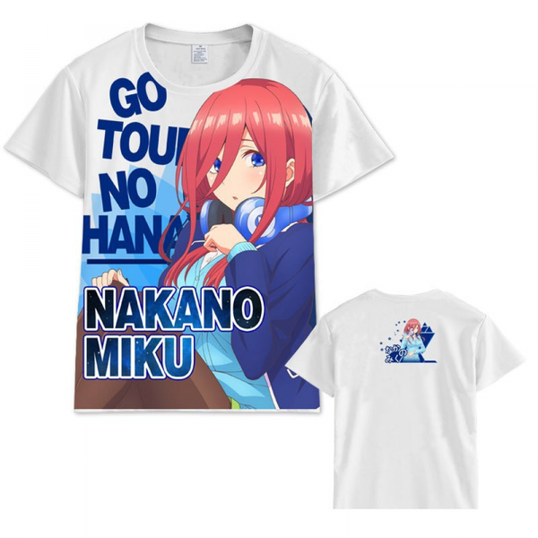 Anime Quintessential Manga Quintuplets Oversized Unisex T-Shirt