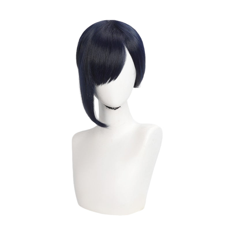 Anime Sakamoto Days Aoi Sakamoto Cosplay Wig Dark Blue Hair