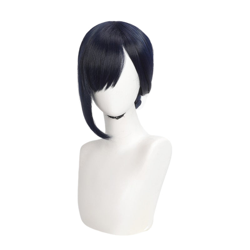 Anime Sakamoto Days Aoi Sakamoto Cosplay Wig Dark Blue Hair