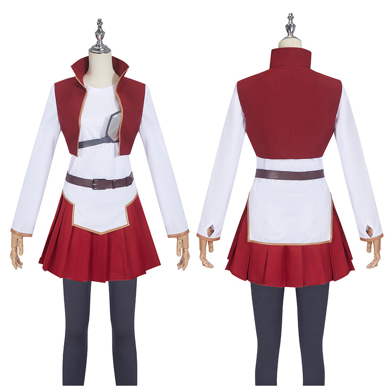 AwwwCos Anime Sword Art Online Yuki Asuna Yuuki Cosplay Costume Dress Shirt Skirt Jacket Pants Cloak Chirstmas Party Uniform for Girls