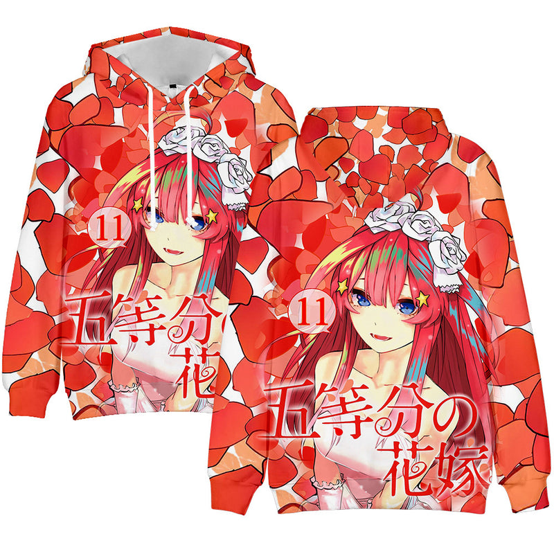 Anime The Quintessential Quintuplets Cosplay Hoodie Jacket Sweater