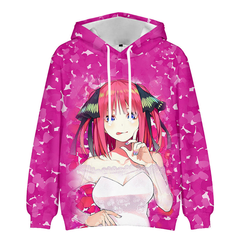 Anime The Quintessential Quintuplets Cosplay Hoodie Jacket Sweater