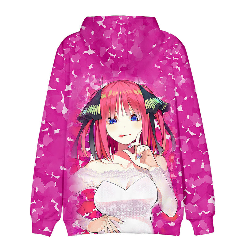 Anime The Quintessential Quintuplets Cosplay Hoodie Jacket Sweater