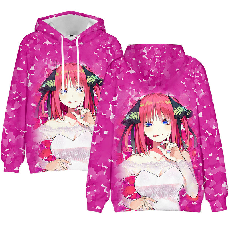 Anime The Quintessential Quintuplets Cosplay Hoodie Jacket Sweater