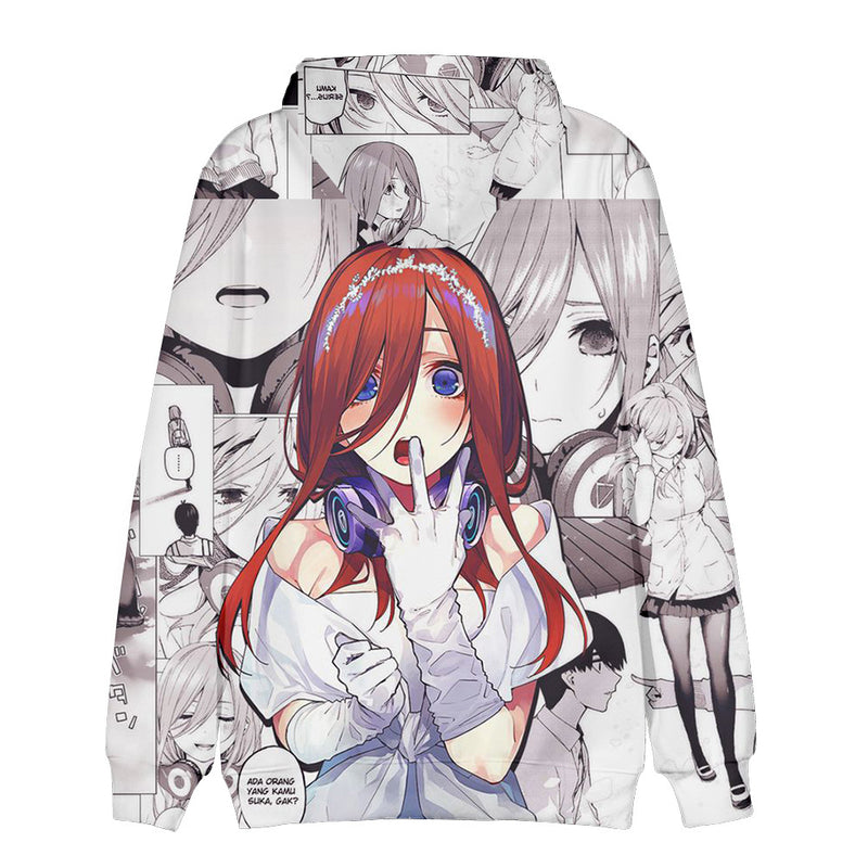 Anime The Quintessential Quintuplets Cosplay Hoodie Jacket Sweater