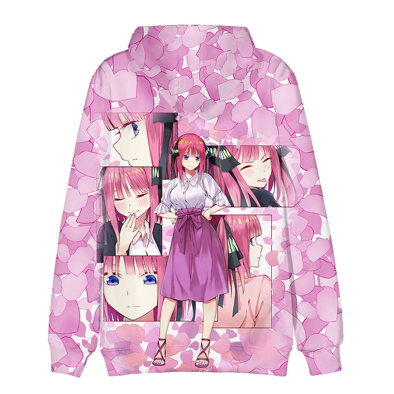 Anime The Quintessential Quintuplets Cosplay Hoodie Jacket Sweater