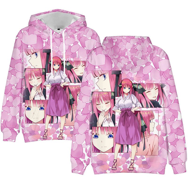 Anime The Quintessential Quintuplets Cosplay Hoodie Jacket Sweater